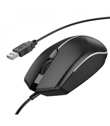 Миша провідна BOROFONE BG10, Black, Box