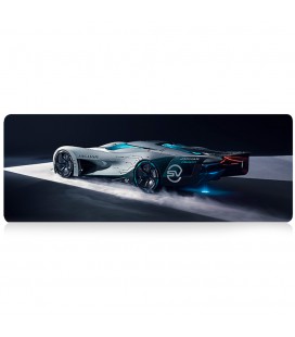 Коврик 300*700 тканевой Jaguar с боковой прошивкой, толщина 2 мм, Gray, Пакет