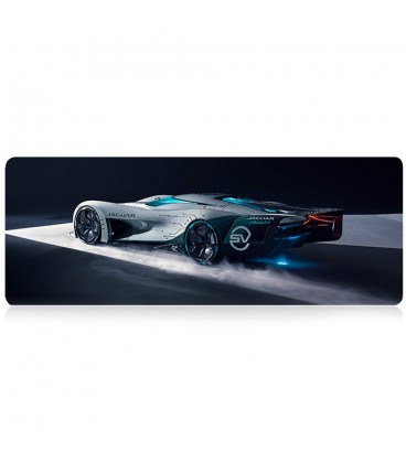 Коврик 300*700 тканевой Jaguar с боковой прошивкой, толщина 2 мм, Gray, Пакет