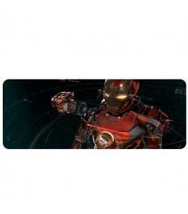 Коврик 300*800 тканевой Iron Man 25 с боковой прошивкой, толщина 2 мм, Пакет