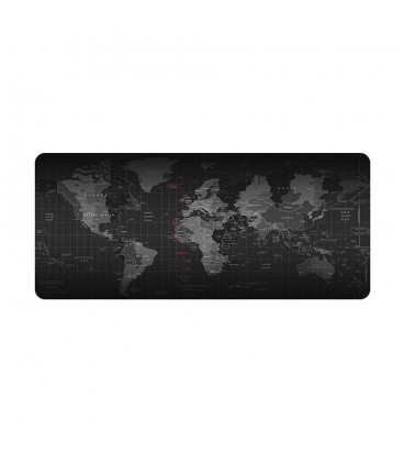 Килимок 300*250 тканинний Карта світу з боковою прошивкою, товщина 2 мм, колір Black, ОЕМ