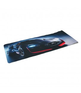 Коврик 300*800 тканевой Citroen Survolt с боковой прошивкой, толщина 3 мм, Black, Пакет