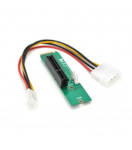 Адаптер M2-PCI-e x4, MOLEX&gt,4pin, отвертка +, Пакет