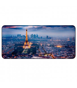 Коврик 300*600 тканевой 'Эйфелева башня' с боковой прошивкой, толщина 2 мм, Пакет