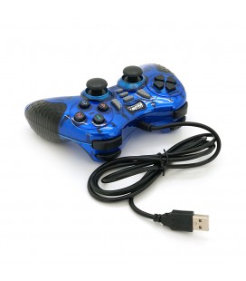 Геймпад Brazzers BR-8700 проводной для ПК, USB 2.0, Blue, Blister