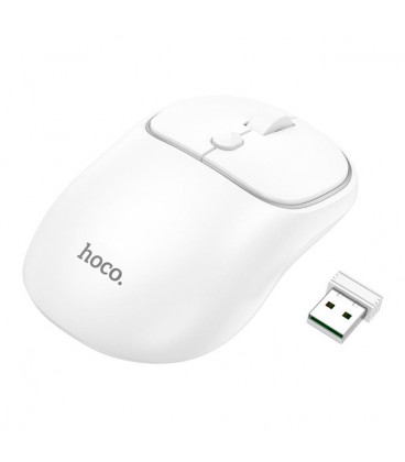 Мышь беспроводная HOCO GM25, 1600DPI, 2.4GHZ, White, Blister