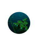 Килимок 220*220 мм тканинний RAZER 10 з боковою прошивкою (круглий), товщина 3 мм, колір Black/Green, Пакет