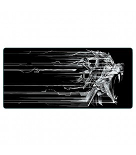 Коврик 300*700 тканевой Ghost Wolf с боковой прошивкой, толщина 2 мм, Black, Пакет