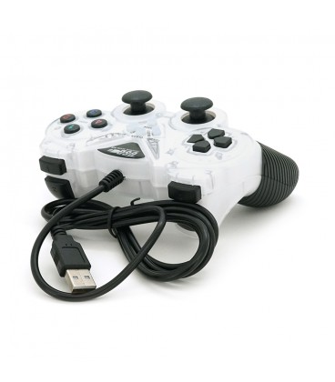 Геймпад для ПК USB-908 USB 2.0 Double Shock (White), Blister