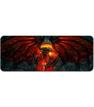 Килимок 300*600 тканинний World of Warcraft Dragon з боковою прошивкою, товщина 2 мм, Пакет