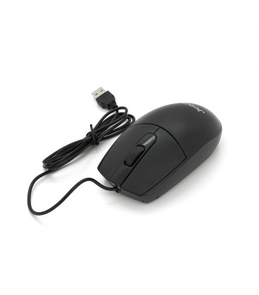 Мышь проводная JEDEL W230+, 1000DPI, Black, Box