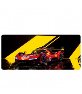 Коврик 300*800 тканевой Ferrari 499P с боковой прошивкой, толщина 3 мм, Red, Пакет