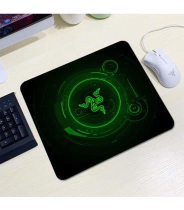 Коврик 200*240 тканевой RAZER 14, толщина 2 мм, цвет Black/Green, Пакет