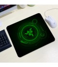 Килимок 200*240 тканинний RAZER 14, товщина 2 мм, колір Black/Green, Пакет