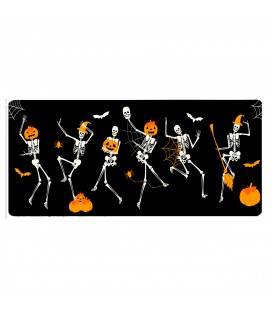 Коврик 300*800 тканевой Skeletons с боковой прошивкой, толщина 3 мм, Пакет