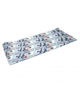 Коврик 400*900 тканевой Banjamin с боковой прошивкой, толщина 4 мм, цвет Gray, Пакет