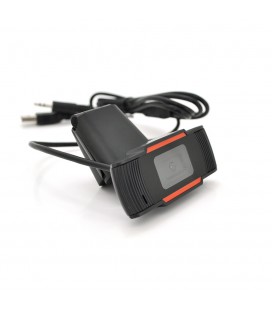 Вебкамера с гарнитурой Merlion F37, 480p, пласт. корпус, Black, Q100