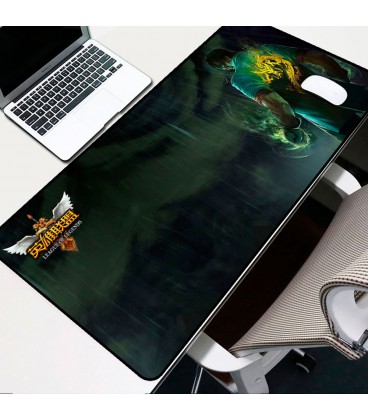 Килимок 300 * 800 тканинний "League of Legends" з бічною прошивкою, товщина 2 мм, ОЕМ
