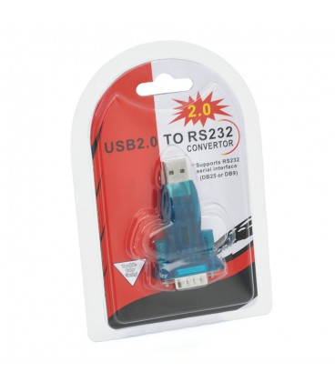 Адаптер USB to RS-232 Converter (9 pin), Blister