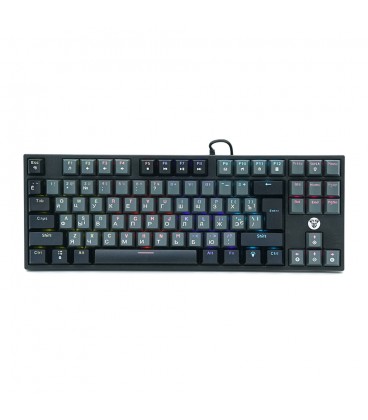 Клавіатура USB Fantech ATOM MK876, (Eng/Укр/Рус), Grey (red switch), 87к, Q10