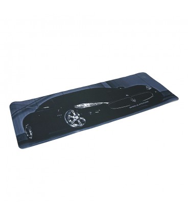 Килимок 300*800 тканинний Maserati з боковою прошивкою, товщина 3 мм, Black, Пакет