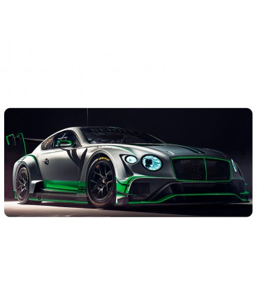 Килимок 300*800 тканинний Bentley Continental GT3 з боковою прошивкою, товщина 3 мм, Grey, Пакет