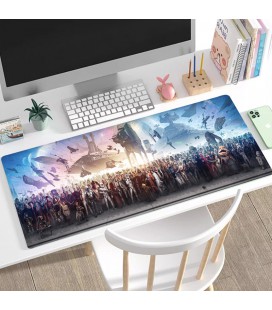 Коврик 300*800 тканевой 'All Heroes' с боковой прошивкой, толщина 4 мм, OEM