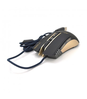 Миша дротова iMICE A5, 7 кнопок, 800/1200/2400/3200 DPI, Led Lighting, 1,3 м, Windows xp/Vista/Win7/8/10 Mac OS X, Black, COLOR 