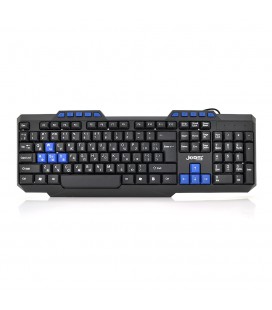 Клавиатура USB JEDEL K518, длина кабеля 170см, (Eng/Pyc/Укр),(435х130х21), 112k, Black, Box