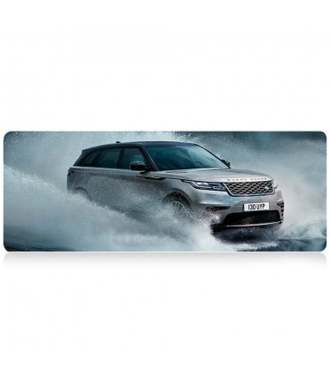 Килимок 300*700 тканинний Range Rover з боковою прошивкою, товщина 2 мм, Grey, Пакет