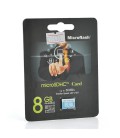 Карта пам'яті Microflash Micro SD швидкість передачі даних 28MB/s, class10, 8G