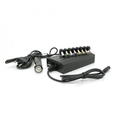 Універсальний БЖ 100W, корпус - метал, ручне регулювання, 8 Г-подібних роз'ємів, + прикурювач, Box