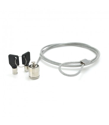 Трос безпеки для ноутбука, 1.1м, замок із ключем, блістер Q100