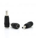 Перехідник DC 5.5x2.1mm (мама) - 5,5х2,5mm (тато) White