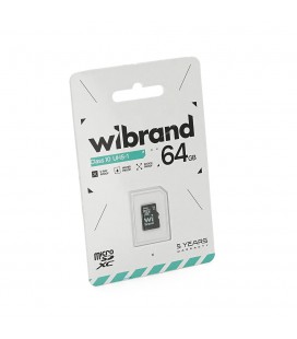 Карта пам'яті Wibrand microSDHC Class 10 UHS-I, 64GB