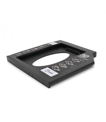 Адаптер підключення HDD 2.5 '' 9.5 mm в відсік приводу ноутбука SATA / mSATA (HDC-25), корпус plastic, Blister,Q100