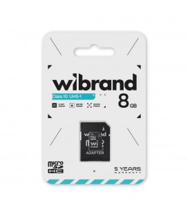 Карта пам'яті Wibrand microSDHC Class 10 UHS-I, 8GB