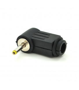 Переходник DC 2.5x0.7mm(папа) под пайку, штекер 90°