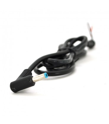 Кабель (asus, HP) 4,5х3,0, blue pin,  довжина 1,2 м, штекер 90°