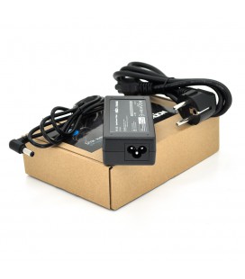 Блок живлення MERLION для ноутбука TOSHIBA 19V 3.42A (65 Вт) штекер 5.5 * 2.5 мм, довжина 0,9 м + кабель живлення