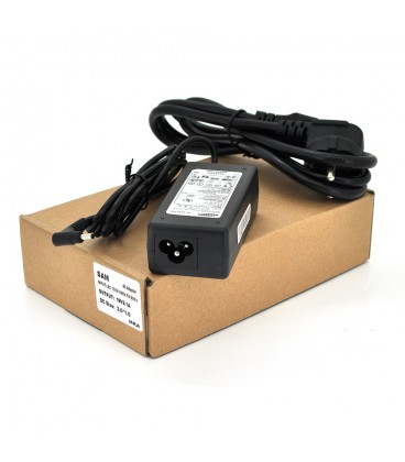 Блок живлення MERLION для ноутбука SAMSUNG 19V 2.1A (40 Вт)штекер 3,0*1,0 мм, довжина 0.9м + кабель живлення