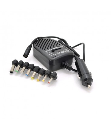 Універсальне АЗУ 80W, корпус - пласт, ручне регулювання, 8 Г-подібних роз'ємів ОЕМ