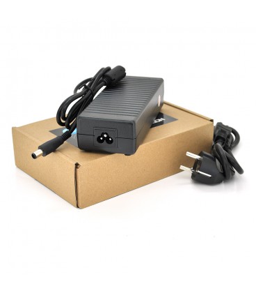 Блок живлення MERLION для ноутбукa HP 18.5V 6.5A (120 Вт) штекер 7.4 * 5.0мм, довжина 0,9 м + кабель живлення