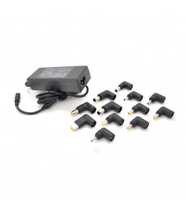 Універсальний БП 90W, корпус - пластмаса, ручне регулювання, 12 Г-подібних роз'ємів, Блістер