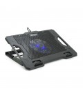 Підставка під ноутбук XSTRIKE XS-33, 10-17", 1*140mm 1000±10% RPM, корпус пластик+алюміній, 2xUSB 2.0, 370x275x27mm, RGB, Box Q2