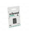 Карта пам'яті Wibrand microSDHC Class 4, 4GB