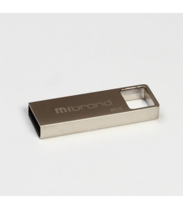 Флеш-накопичувач Mibrand Shark, USB 2.0, 8GB, Metal Design, Blister
