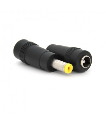 Переходник DC 5.5x2.1mm (мама) - 5.5х1.7mm (папа) Yellow