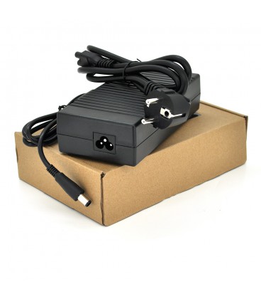 Блок живлення MERLION для ноутбука DELL 19.5V 7.7A штекер 7.4*5.0 мм, довжина 0,9м + кабель живлення