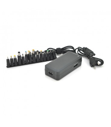 Універсальний БП 120W, корпус - пласт, ручне регулювання, 8 роз'ємів, 1-USB вихід 5V 2.4A, BOX